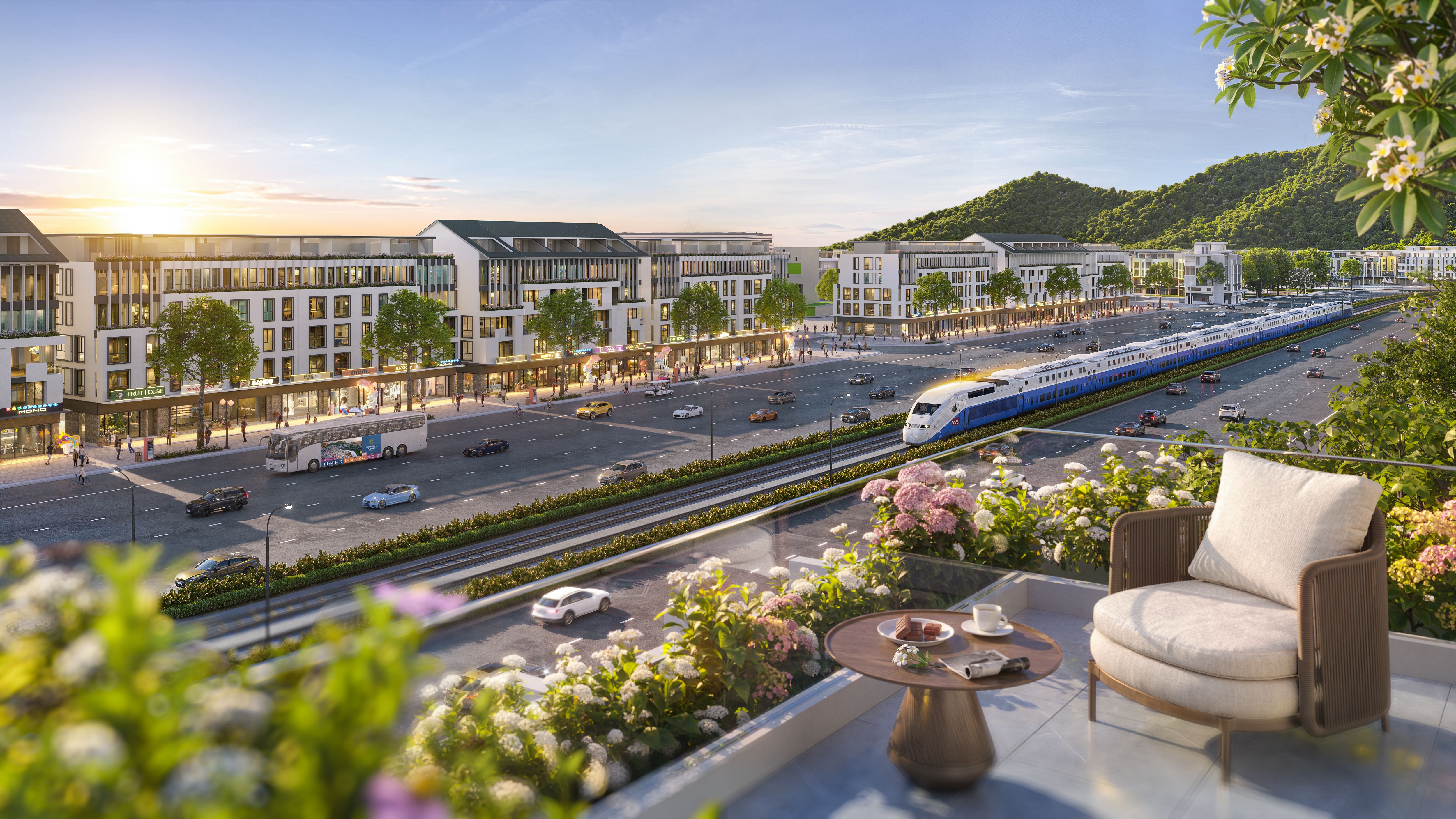 Bán shophouse hướng Đông bàn giao mặt ngoài - Vừa ở & kinh doanh The Infinity Meyhomes Phú Quốc